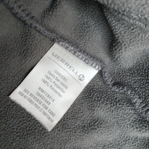 MERRELL Women's  Soft Shell ActJacket,  size L,  Grey/ Purple accents, Pre_owned - Picture 6 of 11
